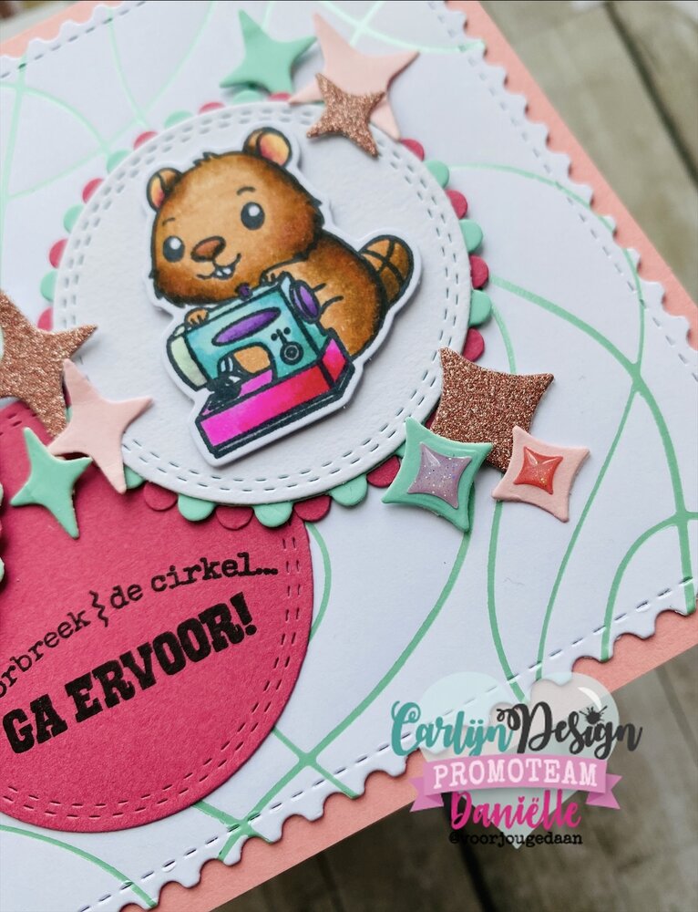 CarlijnDesign Glitter Enamel Dots Twinkle Stars 2 (300pcs) (CDED-0016)