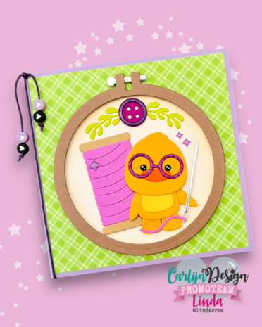 CarlijnDesign Glitter Enamel Dots Twinkle Stars 2 (300pcs) (CDED-0016)