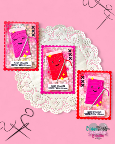 CarlijnDesign Glitter Enamel Dots Twinkle Stars 1 (300pcs) (CDED-0015)