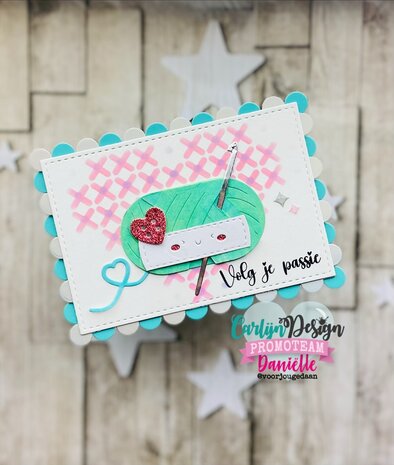 CarlijnDesign Glitter Enamel Dots Twinkle Stars 1 (300pcs) (CDED-0015)