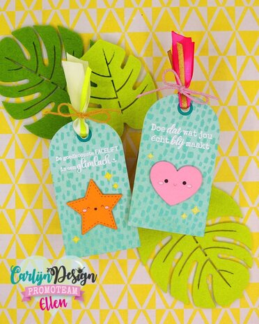 CarlijnDesign Glitter Enamel Dots Twinkle Stars 1 (300pcs) (CDED-0015)