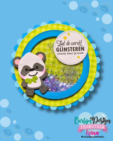 CarlijnDesign Glitter Enamel Dots Twinkle Stars 1 (300pcs) (CDED-0015)