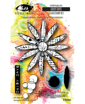 Visible Image Grunge Florals 4x6 Inch Stamp Set Daisy Days (VIS-DDY-01)