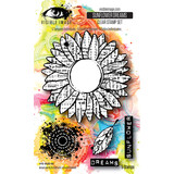Visible Image Grunge Florals 4x6 Inch Stamp Set Sunflower Dreams (VIS-SUD-01)