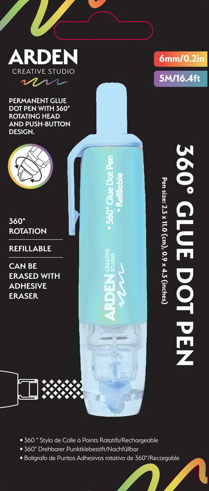 Arden Creative Studio 360° Glue Dot Pen (ACSGP0001) Arden Creative Studio 360° Glue Dot Pen (ACSGP0001)