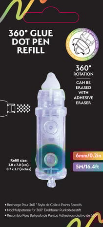 Arden Creative Studio 360° Glue Dot Pen Refill (ACSGP0002) Arden Creative Studio 360° Glue Dot Pen Refill (ACSGP0002)