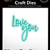 Arden Creative Studio Sentiment Cloud Series Craft Set Die Love You (ACSCD0030) Arden Creative Studio Sentiment Cloud Series Craft Set Die Love You (ACSCD0030)