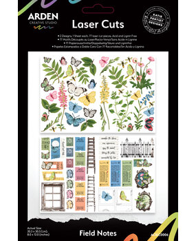 Arden Creative Studio Field Notes Laser Cuts (77pcs) (ACSLC0006)