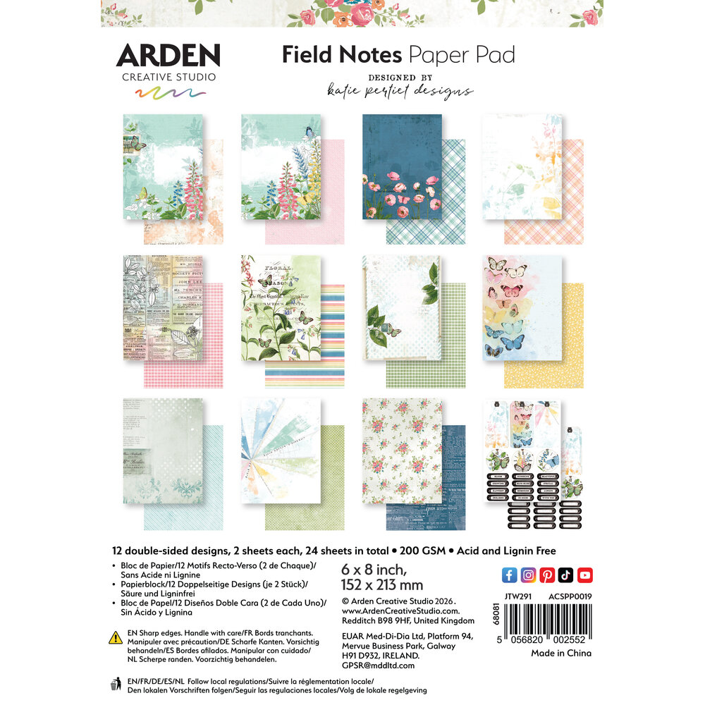 Field Notes 6x8 Inch Paper Pad (ACSPP0019) - Craftlines B.V.