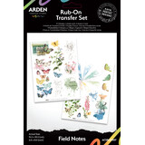 Arden Creative Studio Field Notes 6x8 Inch Rub-On Transfer Set (ACSRO0007)