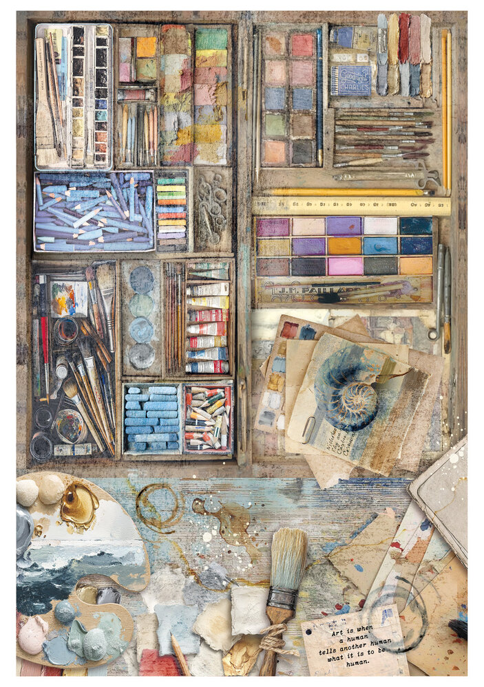 Ciao Bella An Artist Journey A4 Rice Paper Mixed (4pcs) (CBRA008) Ciao Bella An Artist Journey A4 Rice Paper Mixed (4pcs) (CBRA008)