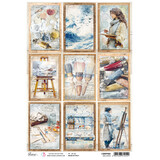 Ciao Bella An Artist Journey A4 Rice Paper Mini Canvas (5pcs) (CBRP582)