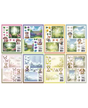 Crealies Bundel Cutting Sheets Spring A - H (8 designs) (CLSVP902)