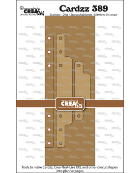Crealies Cardzz Dies Tools to Make Die Cut Shapes (CLCZ, CLNestXXL) into a Planner Pages (3pcs) (CLCZ389)