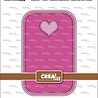 Crealies Cardzz Stansen Enkele Kaart Lovenote (CLCZ629)