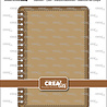 Crealies Cardzz Stansen Dubbele Kaart Notebook 10,5x14,5cm met Afgeronde Hoeken (CLCZ630)