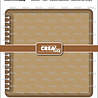 Crealies Cardzz Stansen Dubbele Kaart Notebook 13,5x13,5cm met Afgeronde Hoeken (CLCZ632)