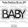 Crealies Texto Positivo Stansen German BABY (POSDE207)