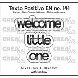Crealies Texto Positivo Stansen English Welcome Little One (POSEN141)