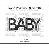 Crealies Texto Positivo Dies English BABY (POSEN207)