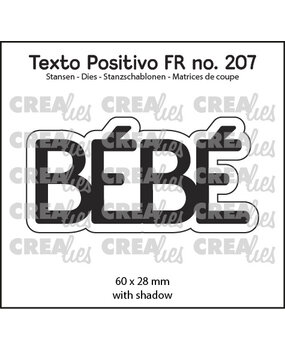 Crealies Texto Positivo Stansen French BÉBÉ (POSFR207)