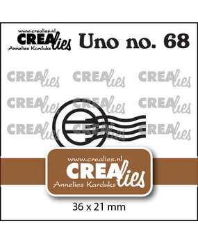 Crealies Uno Stansen No. 68 Poststempel Middel (CLUno68)