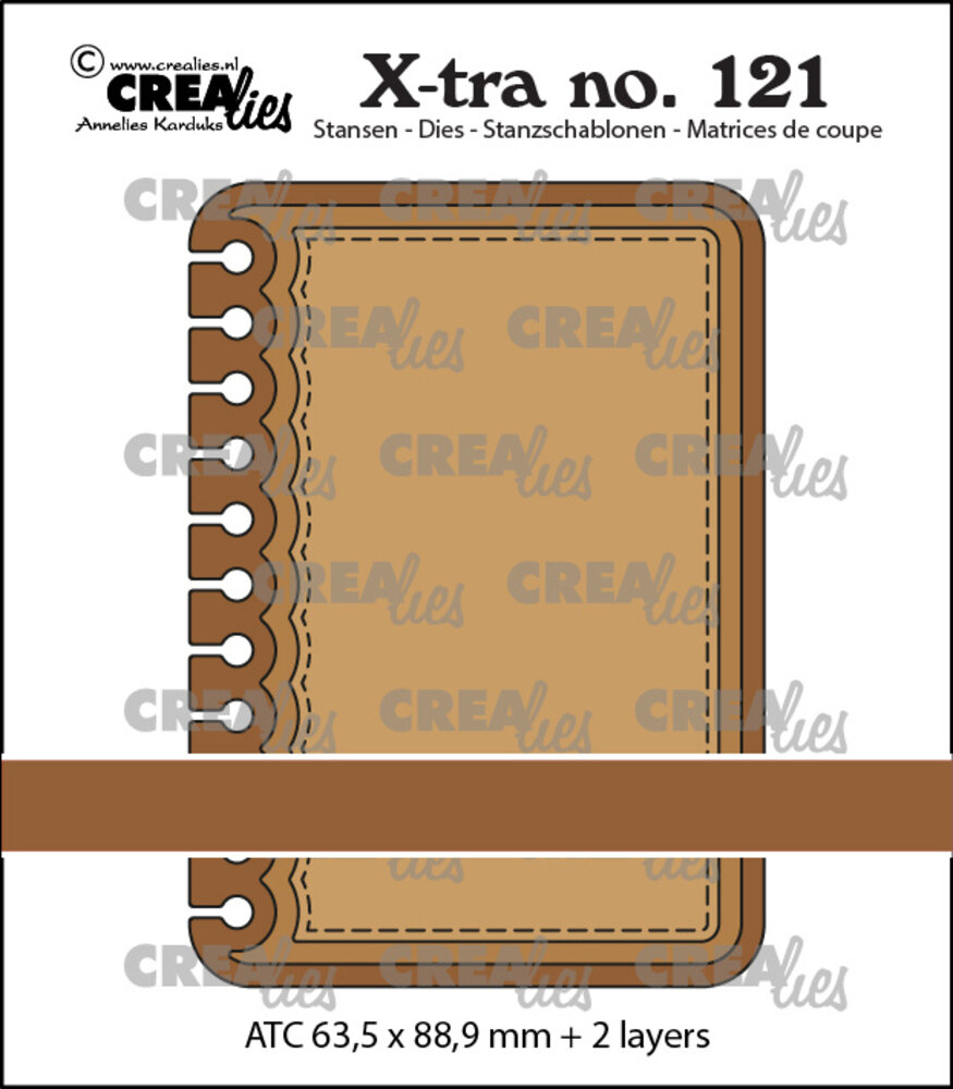 Crealies X-tra Dies ATC Notebook Vertical (CLX-tra121)