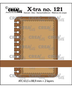 Crealies X-tra Stansen ATC Notebook Vertikaal (CLX-tra121)