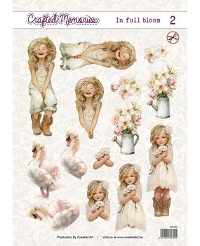 Creatief Art In Full Bloom 2 3D Sheet Crafted Memories (CM-002)