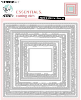 Creative Craftlab Nested Squares Blocks Essentials Cutting Die (CCL-ES-CD1081)