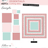 Creative Craftlab Nested Squares Blocks Essentials Cutting Die (CCL-ES-CD1081)