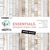 Creative Craftlab White Wood Essentials Design Paper Pad (CCL-ES-DPP430)