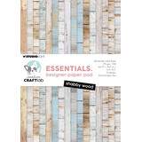 Creative Craftlab Shabby Wood Essentials Design Paper Pad (CCL-ES-DPP431)