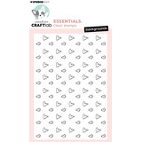 Creative Craftlab Backgroundz Hearts Essentials Clear Stamp (CCL-ES-STAMP929)