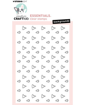 Creative Craftlab Backgroundz Hearts Essentials Clear Stamp (CCL-ES-STAMP929)