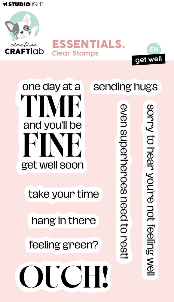 Creative Craftlab Get Well Essentials Clear Stamp (CCL-ES-STAMP930)