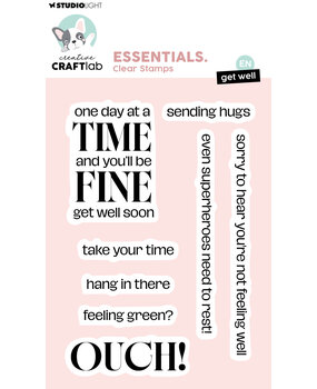 Creative Craftlab Get Well Essentials Clear Stamp (CCL-ES-STAMP930)