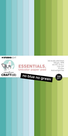 Creative Craftlab No Blue No Green Essentials Unicolor Paper Pad (CCL-ES-UPP429)