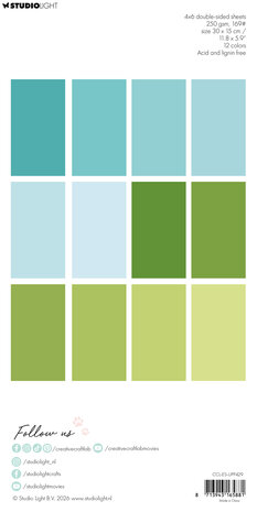 Creative Craftlab No Blue No Green Essentials Unicolor Paper Pad (CCL-ES-UPP429)