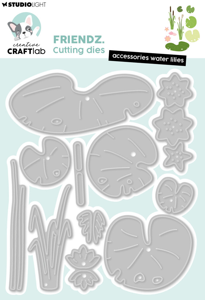 Creative Craftlab Waterlelies Friendz Cutting Die (CCL-FR-CD1083)
