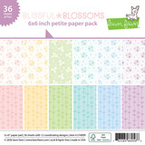 Lawn Fawn Blissful Blossoms 6x6 Inch Petite Paper Pack (LF4009)