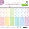 Lawn Fawn Blissful Blossoms 6x6 Inch Petite Paper Pack (LF4009)