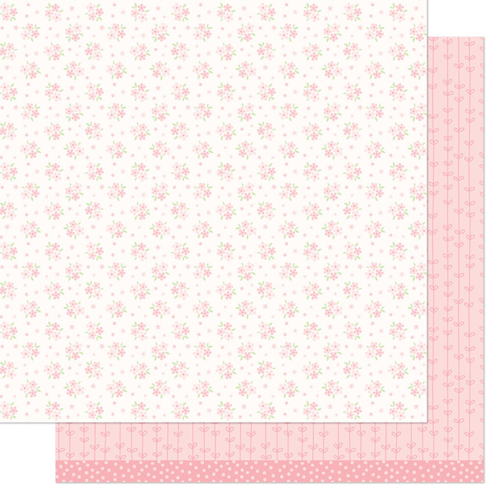 Lawn Fawn Blissful Blossoms 6x6 Inch Petite Paper Pack (LF4009)