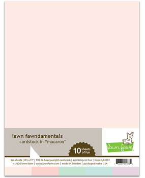 Lawn Fawn Macaron 8,5x11 Inch Cardstock (10pcs) (LF4001) Lawn Fawn Macaron 8,5x11 Inch Cardstock (10pcs) (LF4001)