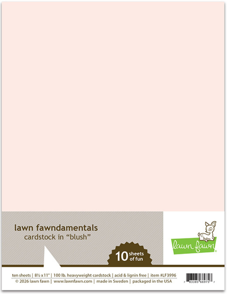 Lawn Fawn Macaron 8,5x11 Inch Cardstock (10pcs) (LF4001) Lawn Fawn Macaron 8,5x11 Inch Cardstock (10pcs) (LF4001)