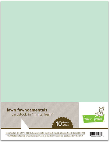Lawn Fawn Macaron 8,5x11 Inch Cardstock (10pcs) (LF4001) Lawn Fawn Macaron 8,5x11 Inch Cardstock (10pcs) (LF4001)