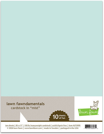 Lawn Fawn Macaron 8,5x11 Inch Cardstock (10pcs) (LF4001) Lawn Fawn Macaron 8,5x11 Inch Cardstock (10pcs) (LF4001)