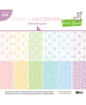Lawn Fawn Blissful Blossoms 12x12 Inch Collection Pack (LF4010) Lawn Fawn Blissful Blossoms 12x12 Inch Collection Pack (LF4010)
