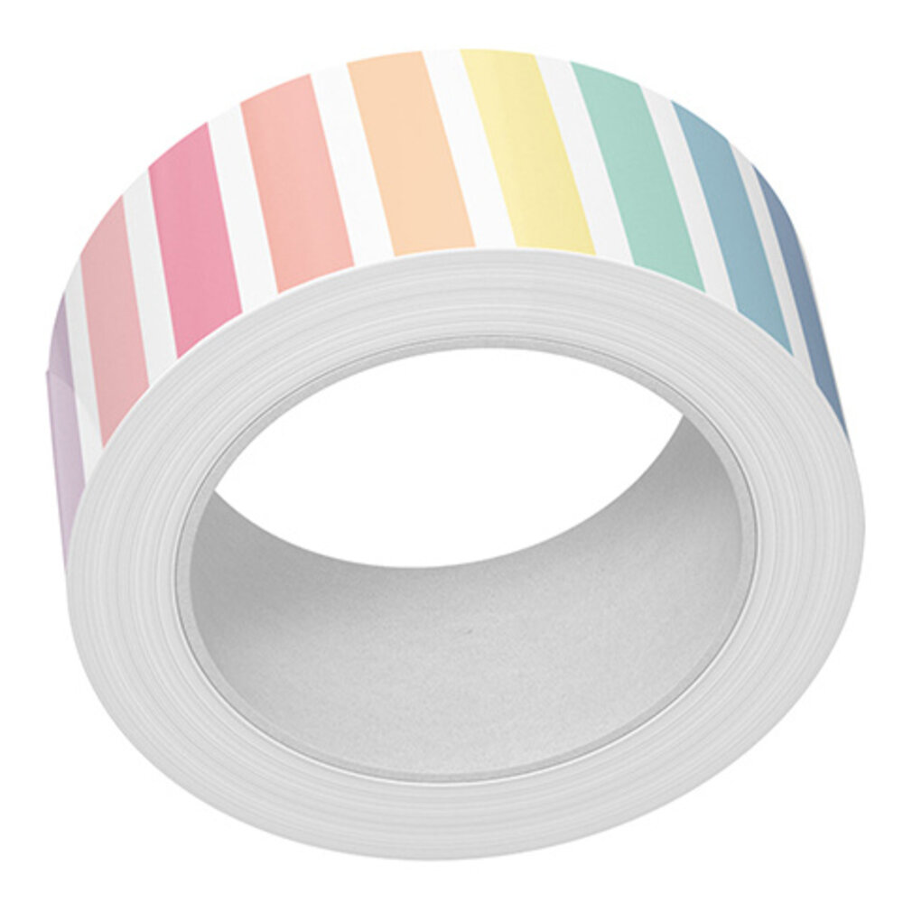 Lawn Fawn Vertical Pastel Rainbow Stripes Washi Tape (LF4020) Lawn Fawn Vertical Pastel Rainbow Stripes Washi Tape (LF4020)