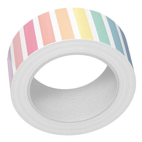 Lawn Fawn Vertical Pastel Rainbow Stripes Washi Tape (LF4020) Lawn Fawn Vertical Pastel Rainbow Stripes Washi Tape (LF4020)